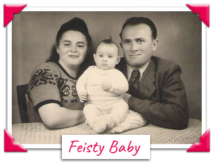 Frieda Wishinsky as a baby