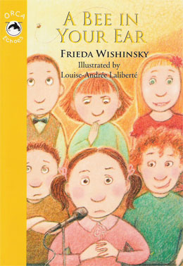 cover of A BEE IN YOUR EAR by Frieda Wishinsky