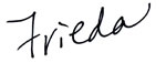 handwritten: Frieda